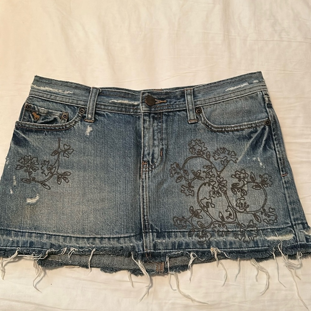 Vintage Abercrombie & fitch denim skirt
